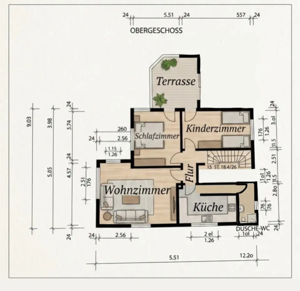 3 Zimmer Wohnung mit 85 m² in Rüsselsheim am Main – Bild 5