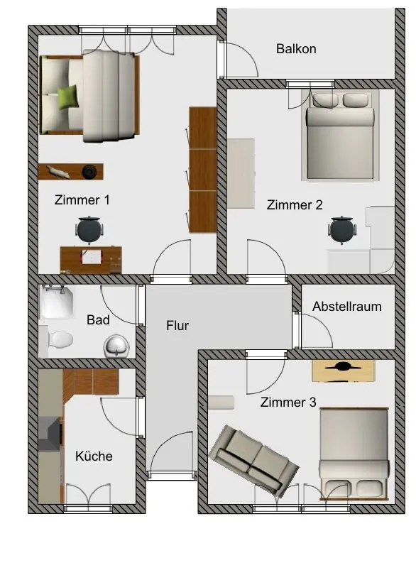 2 Zimmer Wohnung mit 50 m² in Kiel – Bild 5