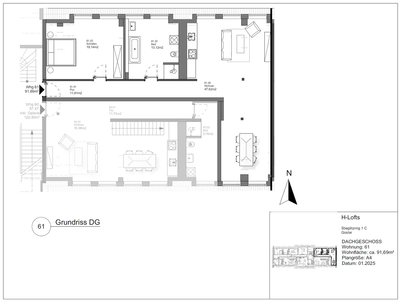 2 Zimmer Wohnung mit 92 m² in Goslar – Bild 8