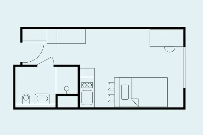 1 Zimmer Wohnung mit 20 m² in Freiburg im Breisgau – Bild 9
