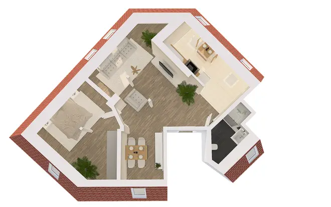 2 Zimmer Wohnung mit 60 m² in Dresden – Bild 2