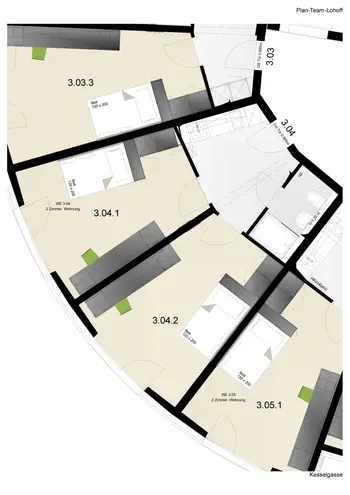 1 Zimmer Wohnung mit 24 m² in Bonn – Bild 11