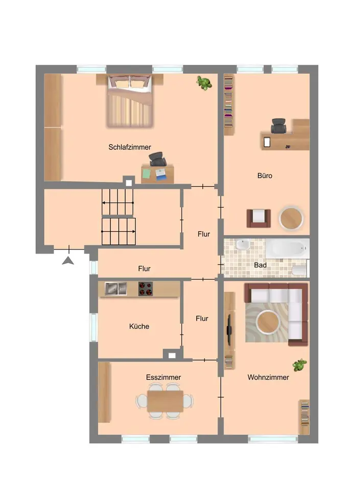 4 Zimmer Wohnung mit 110 m² in Greven – Bild 9