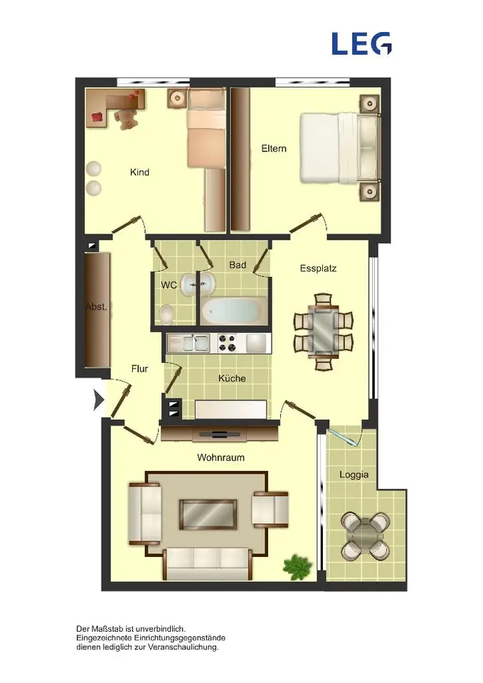 3 Zimmer Wohnung mit 74 m² in Wuppertal – Bild 5