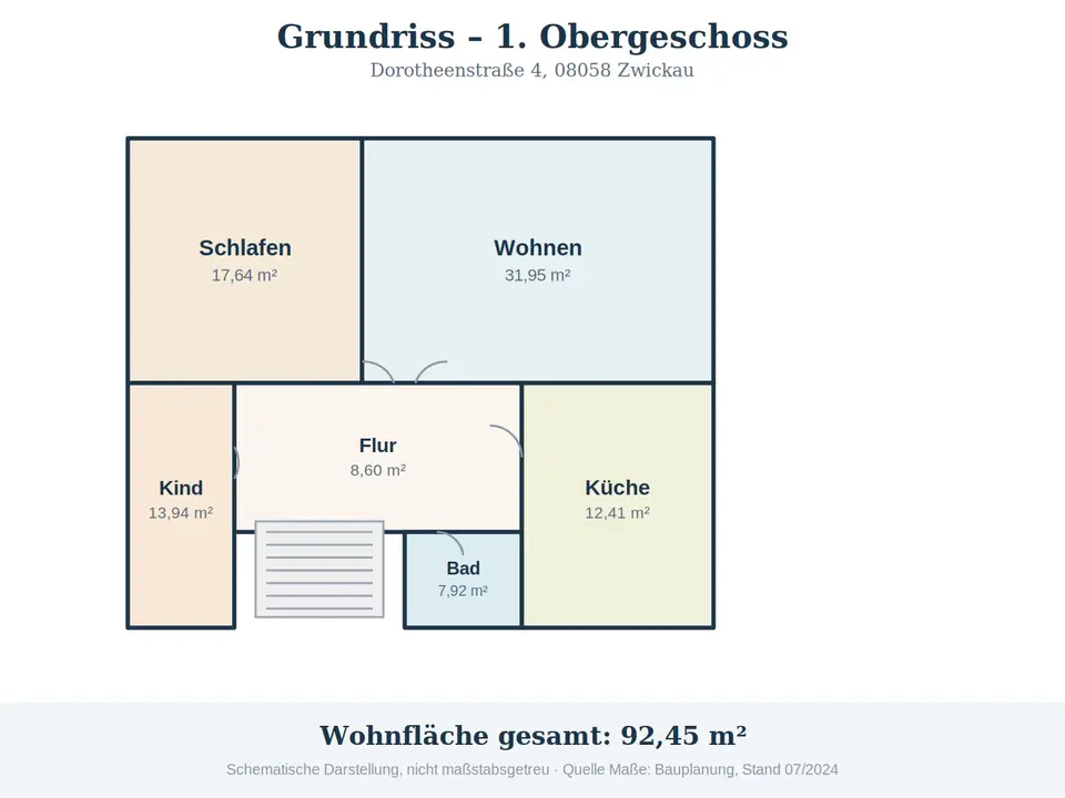 3 Zimmer Wohnung mit 94 m² in Zwickau – Bild 5