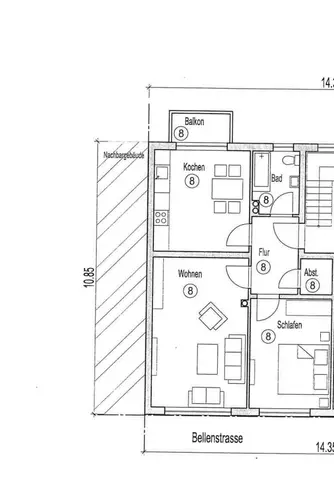 2 Zimmer Wohnung mit 62 m² in Mannheim – Bild 4