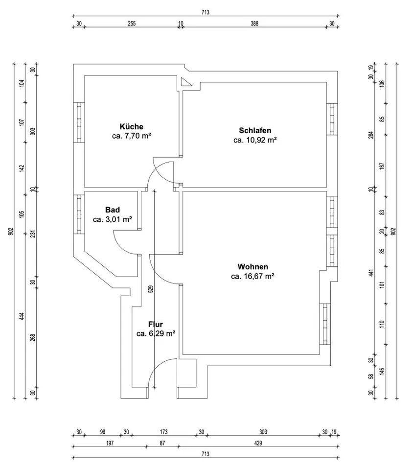 2 Zimmer Wohnung mit 42 m² in Essen – Bild 5