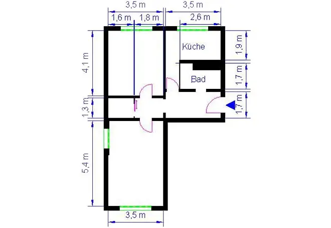 2 Zimmer Wohnung mit 54 m² in Magdeburg – Bild 5