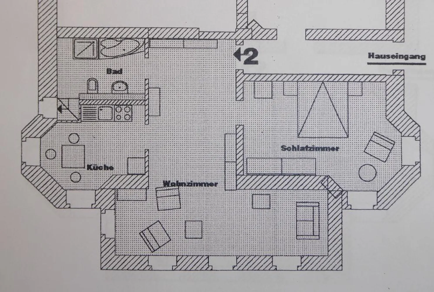 2 Zimmer Wohnung mit 67 m² in Plauen – Bild 2