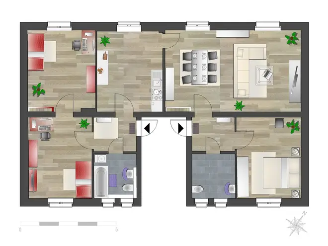 4 Zimmer Wohnung mit 106 m² in Chemnitz – Bild 2