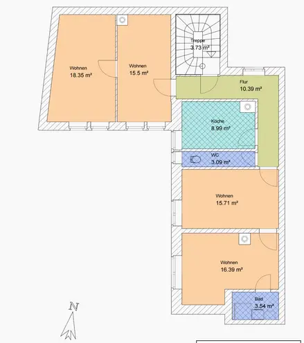 4 Zimmer Wohnung mit 91 m² in Heidelberg – Bild 8