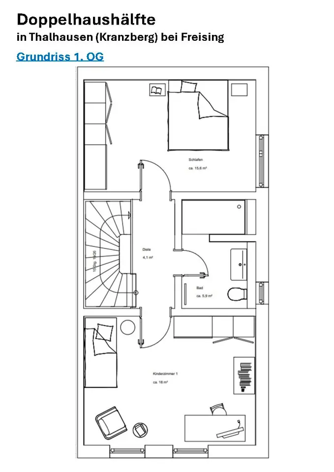 5 Zimmer Haus mit 125 m² in Freising – Bild 3