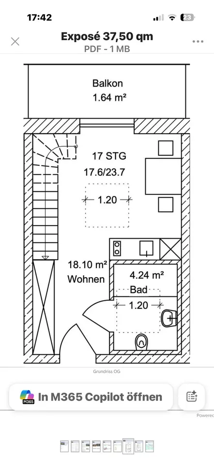 2 Zimmer Wohnung mit 39 m² in Passau – Bild 4