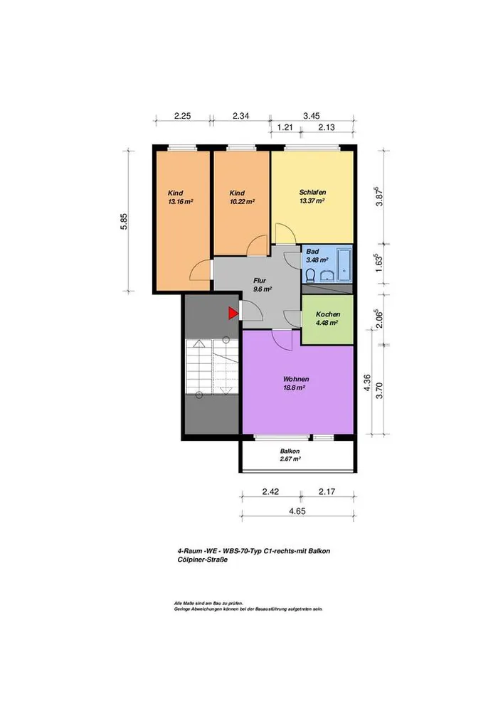 4 Zimmer Wohnung mit 76 m² in Neubrandenburg – Bild 9