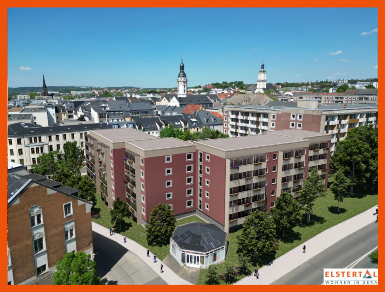 2 Zimmer Wohnung mit 55 m² in Gera – Bild 1