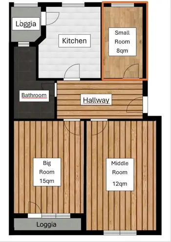 WG-Zimmer mit 8 m² in Hamburg – Bild 6