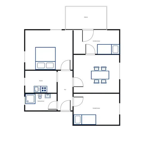 4 Zimmer Wohnung mit 60 m² in Kassel – Bild 2