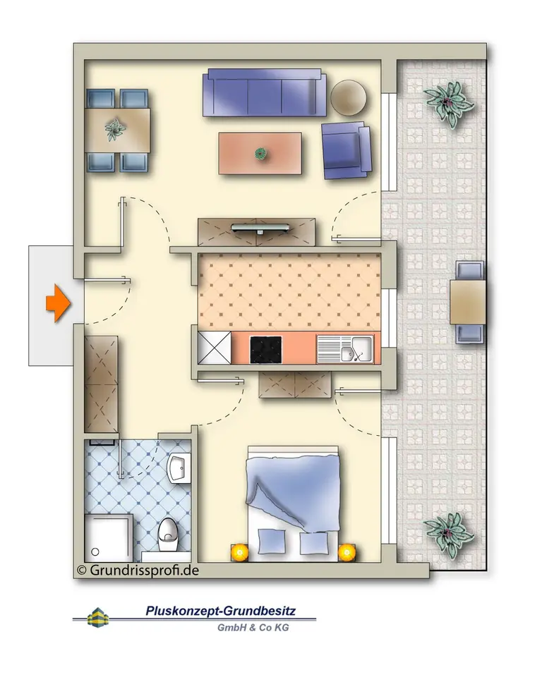 2 Zimmer Wohnung mit 64 m² in Cuxhaven – Bild 4
