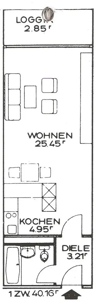 2 Zimmer Wohnung mit 41 m² in Bayreuth – Bild 6