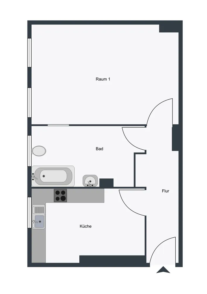 1 Zimmer Wohnung mit 43 m² in Berlin – Bild 6