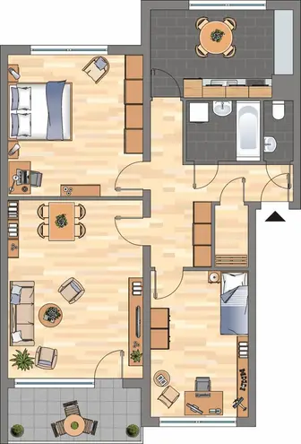 4 Zimmer Wohnung mit 76 m² in Hagen – Bild 10
