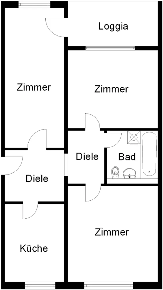 3 Zimmer Wohnung mit 76 m² in Bielefeld – Bild 7