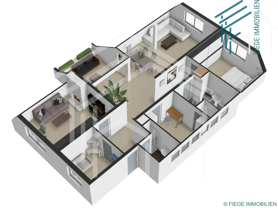 5 Zimmer Wohnung mit 166 m² in Dietzenbach – Bild 6
