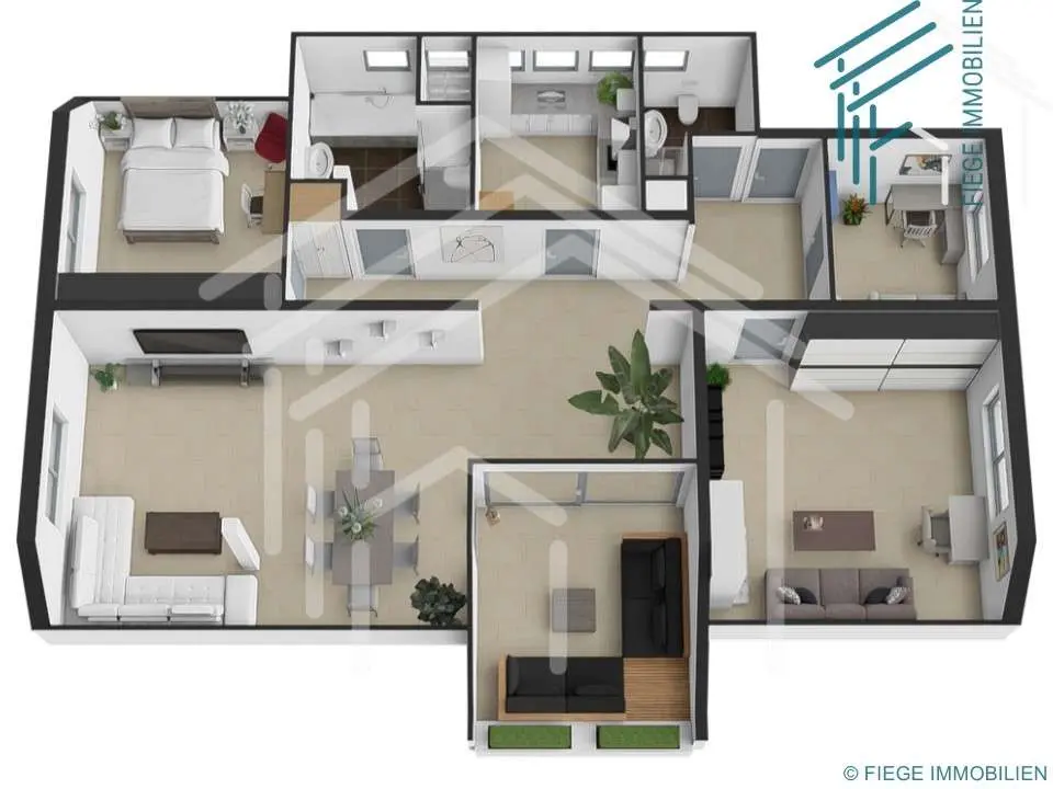 5 Zimmer Wohnung mit 166 m² in Dietzenbach – Bild 9