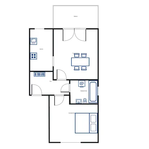 2 Zimmer Wohnung mit 50 m² in Kassel – Bild 3