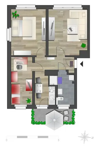 3 Zimmer Wohnung mit 59 m² in Chemnitz – Bild 7