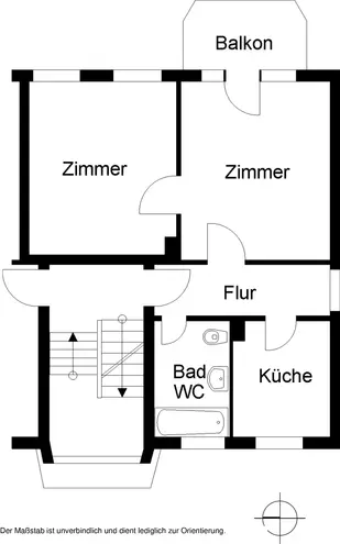 2 Zimmer Wohnung mit 47 m² in Bielefeld – Bild 2