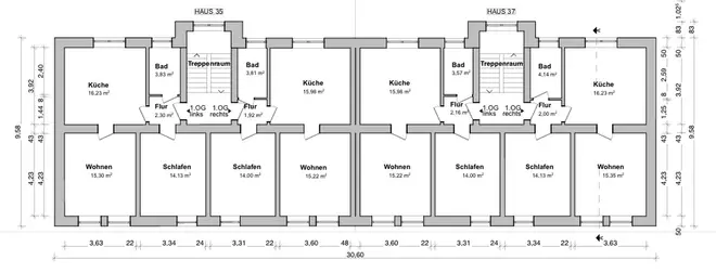 3 Zimmer Wohnung mit 56 m² in Leverkusen – Bild 11