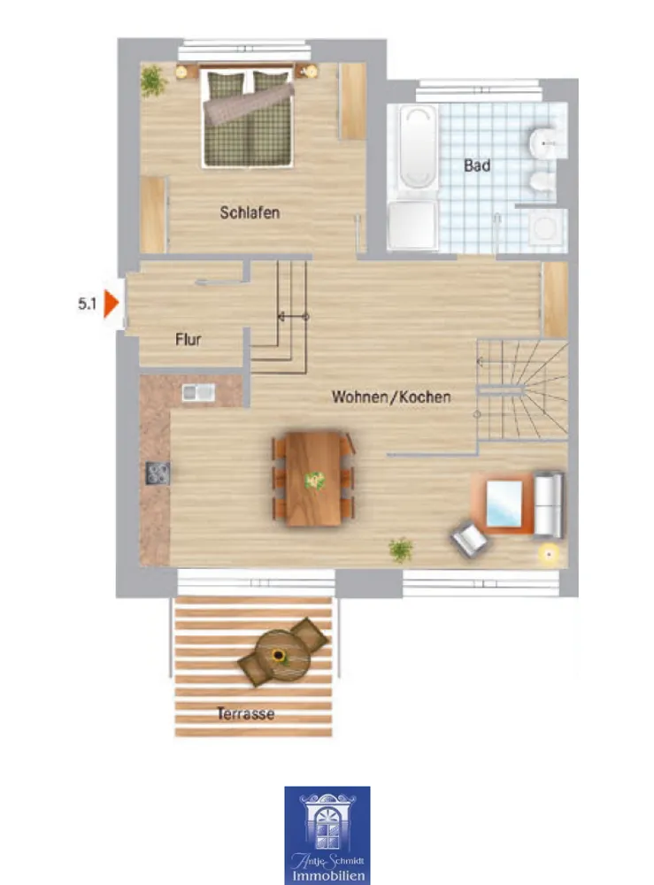 3 Zimmer Wohnung mit 89 m² in Dresden – Bild 8