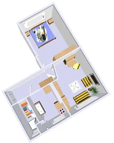 2 Zimmer Wohnung mit 44 m² in Kiel – Bild 2