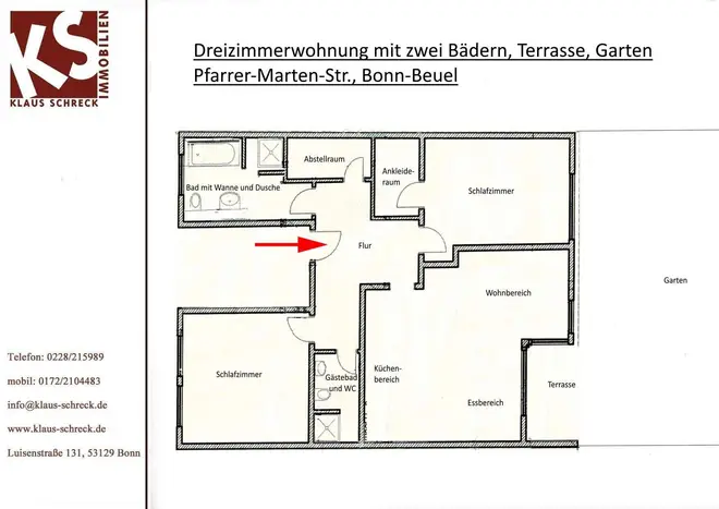 3 Zimmer Wohnung mit 103 m² in Bonn – Bild 11