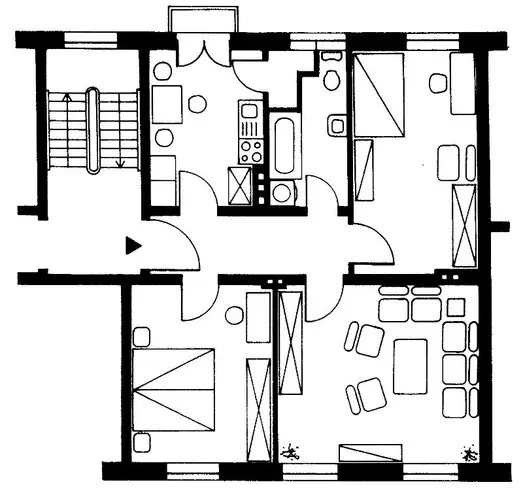 3 Zimmer Wohnung mit 85 m² in Kassel – Bild 2