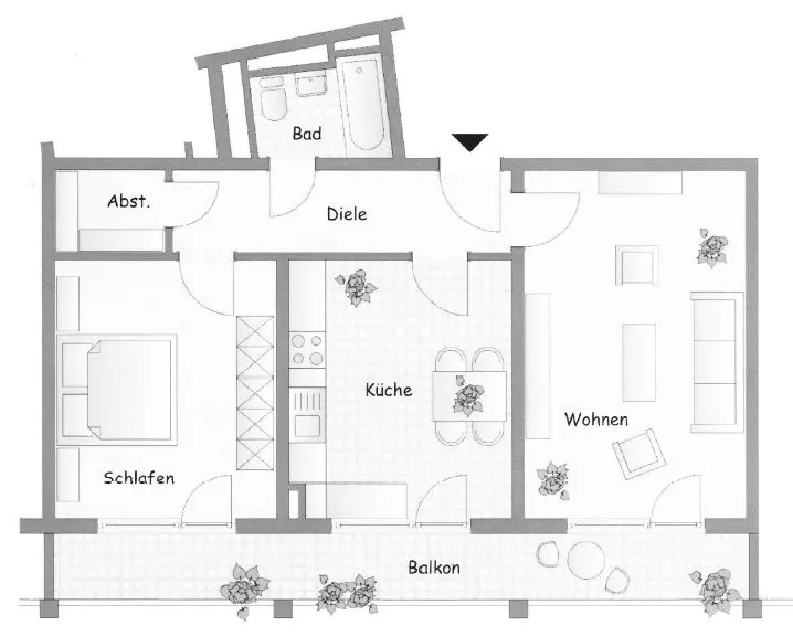 2 Zimmer Wohnung mit 65 m² in Ludwigshafen – Bild 4