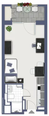 1 Zimmer Wohnung mit 25 m² in Mainz – Bild 9