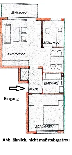 2 Zimmer Wohnung mit 57 m² in Karlsruhe – Bild 11