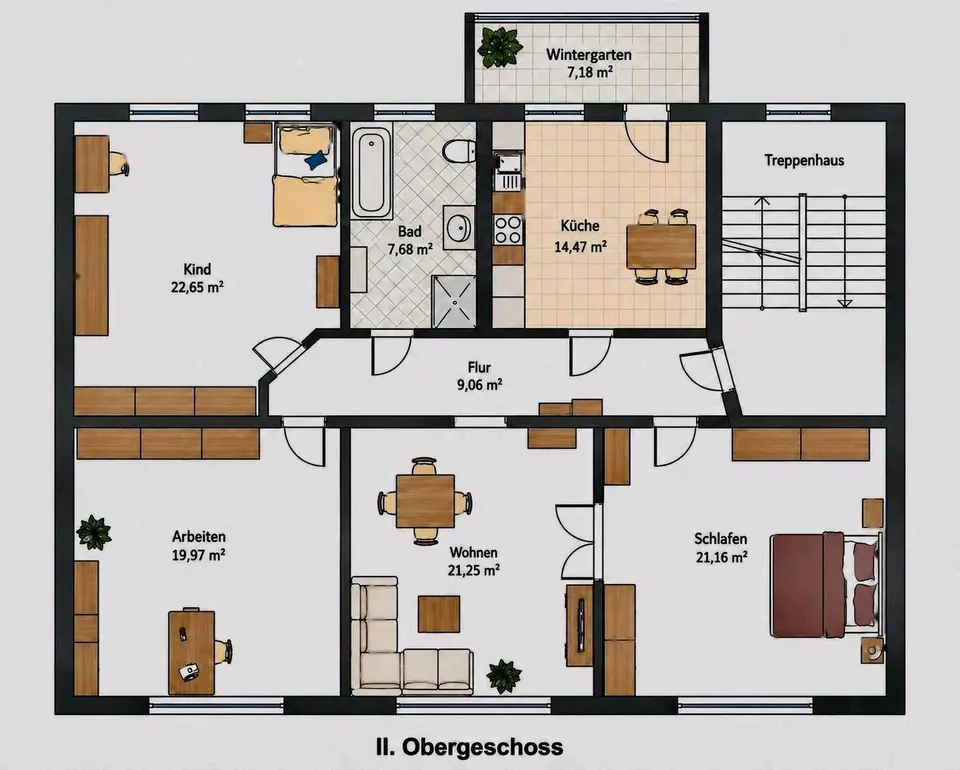 4 Zimmer Wohnung mit 117 m² in Stendal – Bild 5
