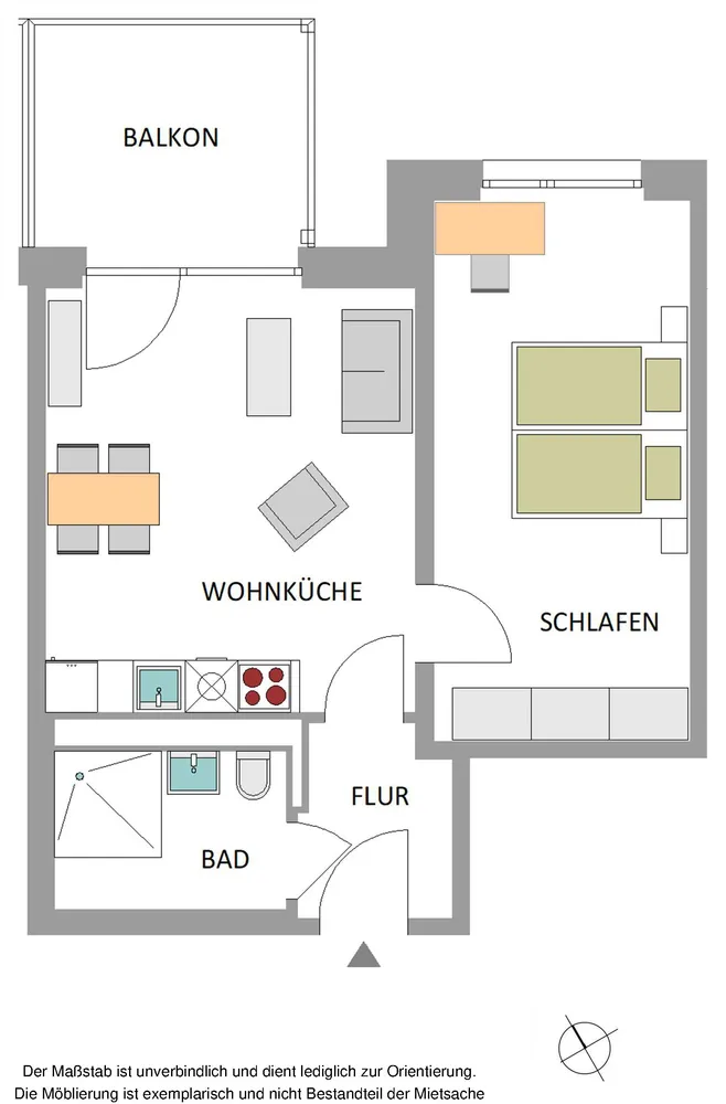 2 Zimmer Wohnung mit 49 m² in Bielefeld – Bild 8