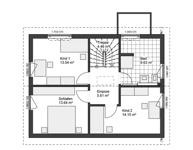 3 Zimmer Haus mit 120 m² in Dortmund – Bild 3