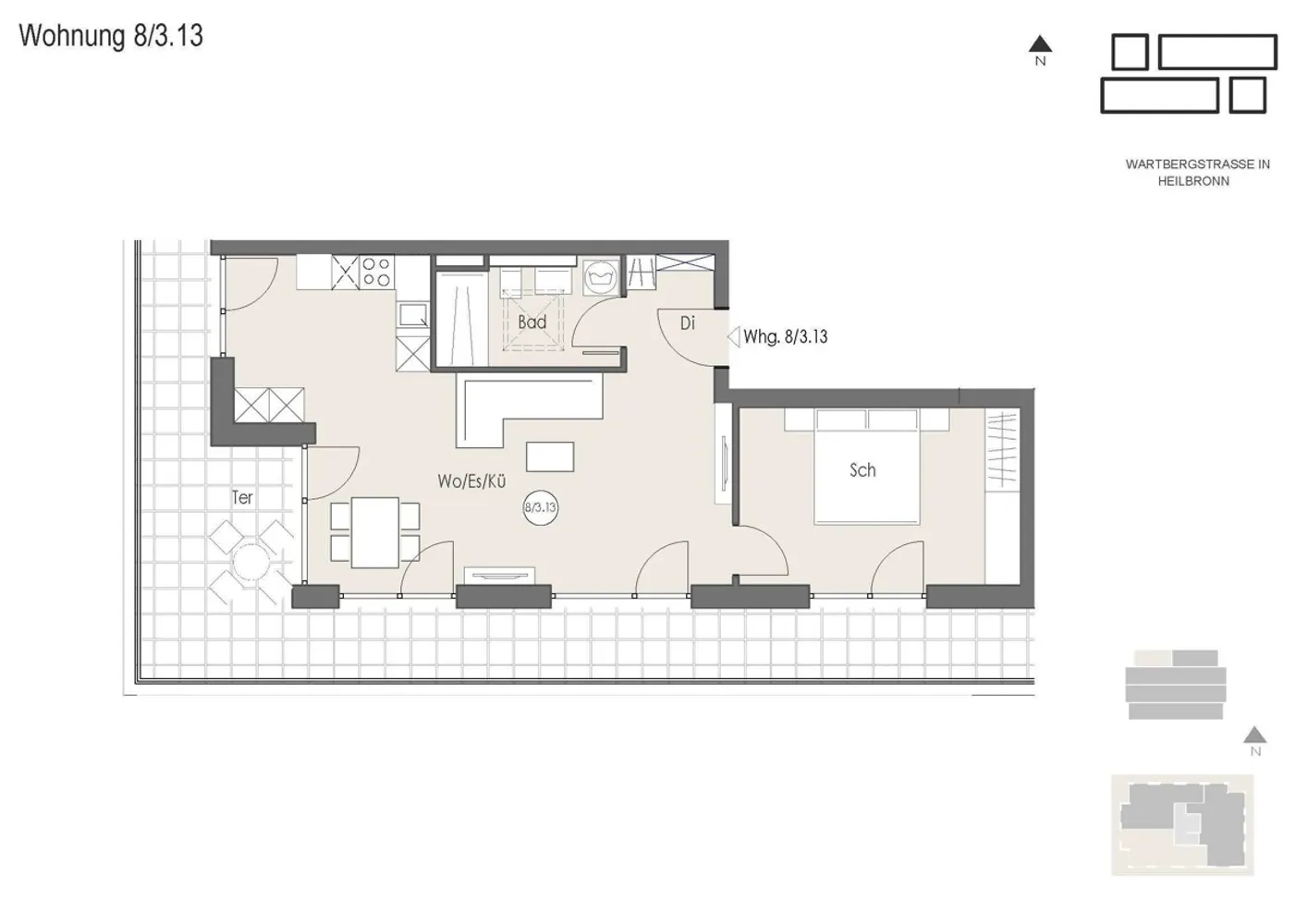 3 Zimmer Wohnung mit 74 m² in Heilbronn – Bild 12