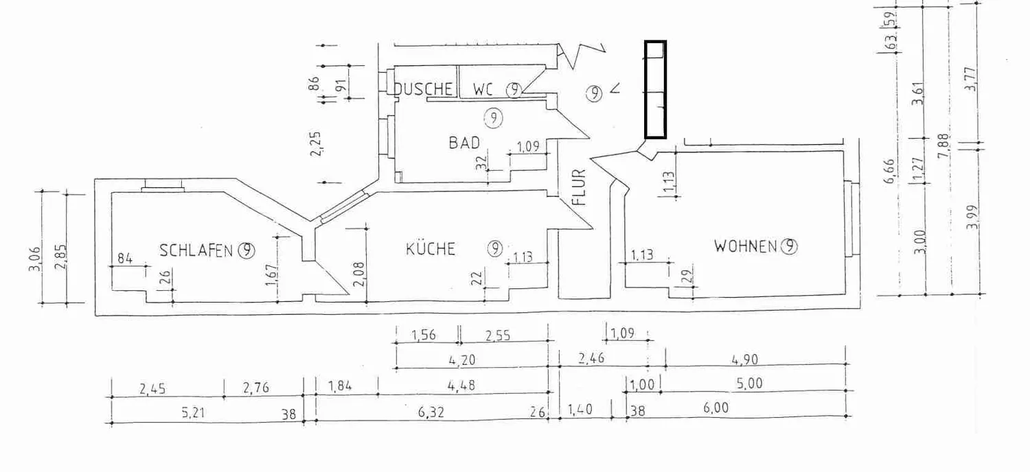 4 Zimmer Wohnung mit 100 m² in Halle (Saale) – Bild 2