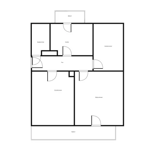 4 Zimmer Wohnung mit 70 m² in Karlsruhe – Bild 3