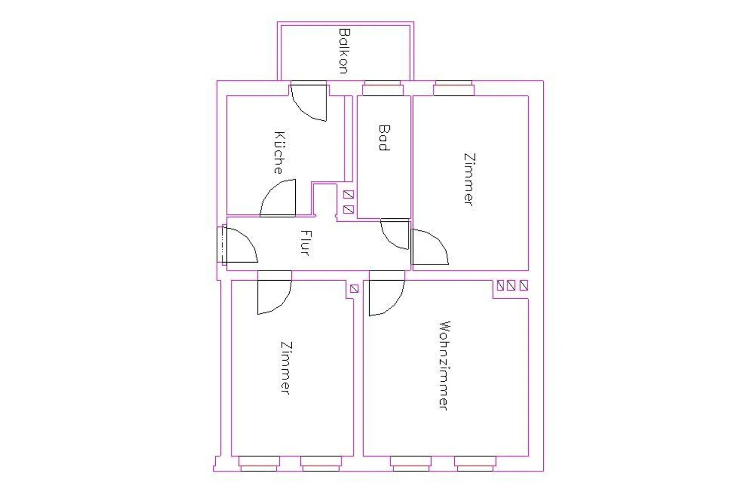 3 Zimmer Wohnung mit 69 m² in Plauen – Bild 2