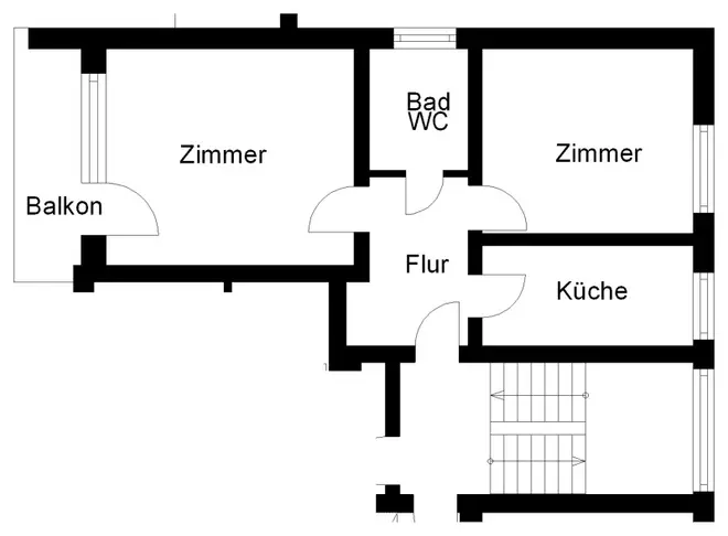 2 Zimmer Wohnung mit 55 m² in Osnabrück – Bild 2