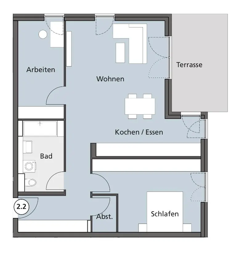 4 Zimmer Wohnung mit 96 m² in Ulm – Bild 5
