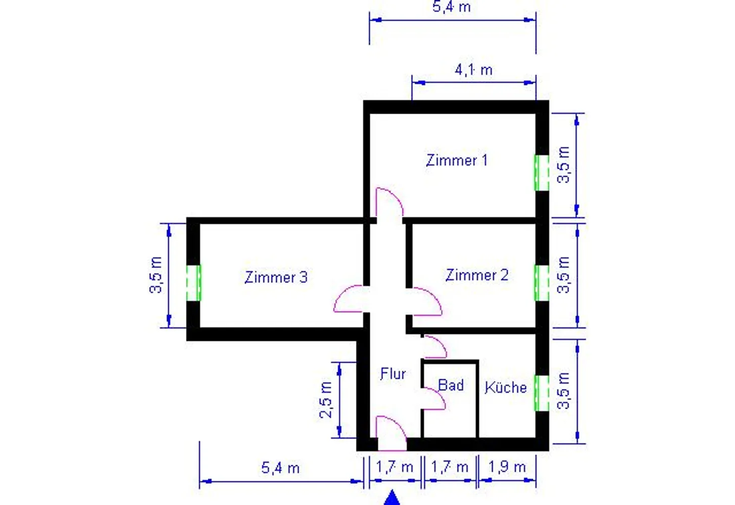3 Zimmer Wohnung mit 73 m² in Magdeburg – Bild 11