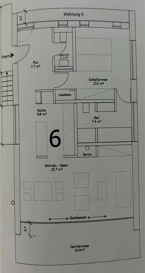 2 Zimmer Wohnung mit 65 m² in Kaiserslautern – Bild 9